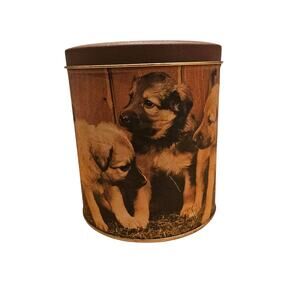 Vintage Metal Musical 6" Tin - Plays (How Much Is) That Doggie in the Window?